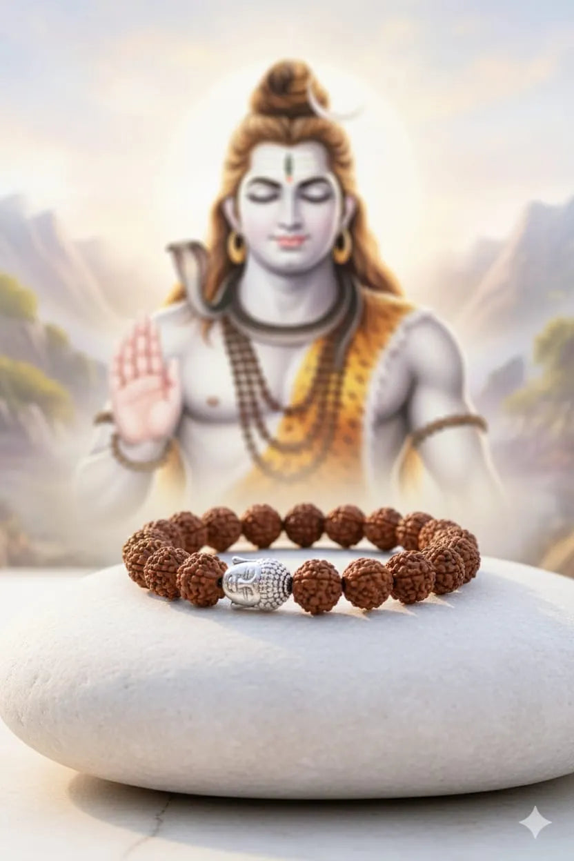 5 Mukhi Rudraksha Energy Bracelet